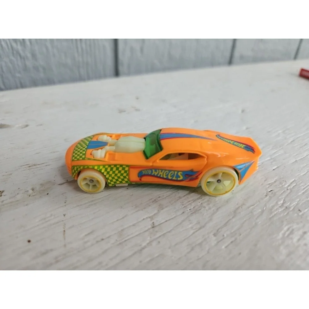 RARE Hot Wheels NITRO Doorslammer Orange W/White Wheels, Decals, Green Window